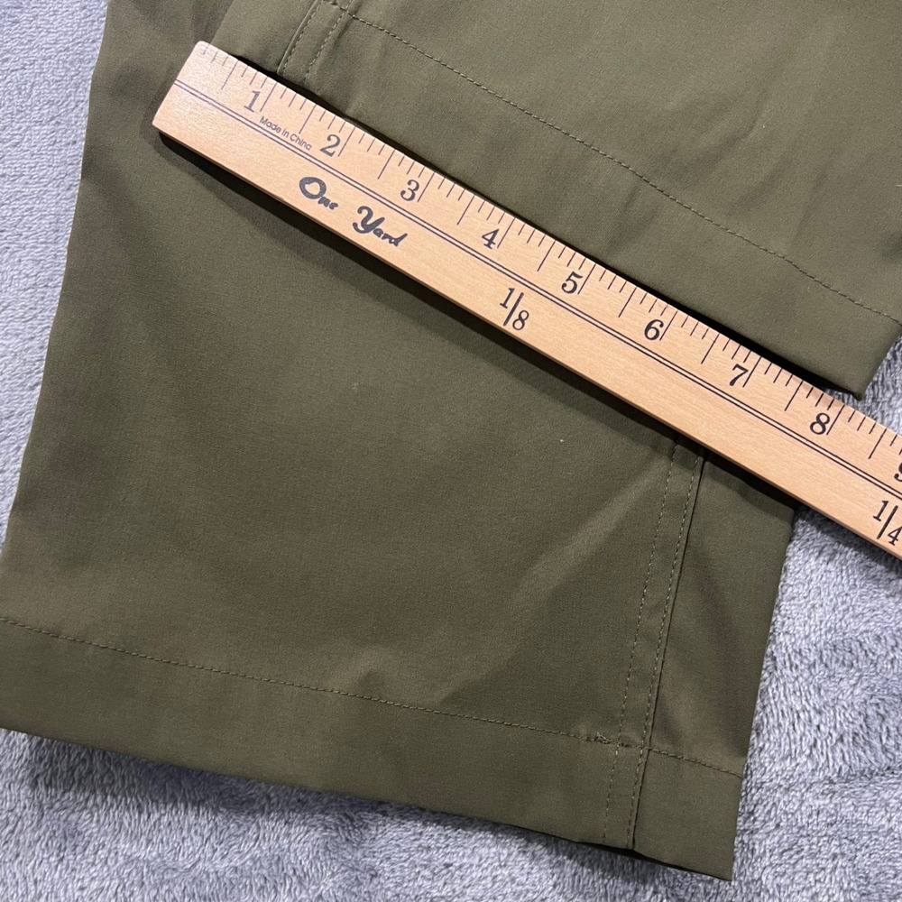 Eddie Bauer Mens Horizon Take Off Chino Olive Green Pants Stretch Outdoor 32x30 - Picture 4 of 10